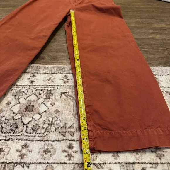 Free People “We The Free” Rust Brown Wide Leg Chino Pants | Size 24 - Picture 7 of 11